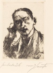 Bildnis K.S. (Portrait of K.S.), 1920. Creator: Lovis Corinth