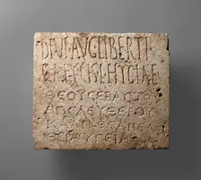 Bilingual Funerary Inscription, A.D. 14-100. Creator: Unknown