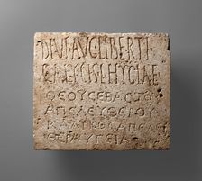 Bilingual Funerary Inscription, A.D. 14-100. Creator: Unknown