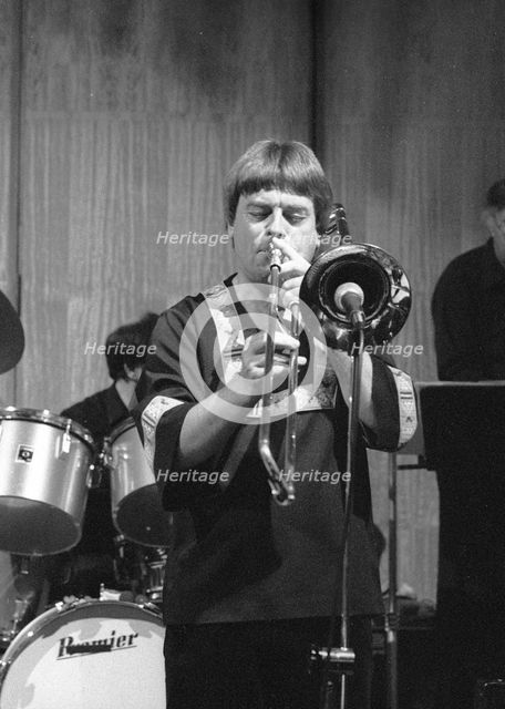 Bill Watrous, Fairfield Halls, Croydon, London, July 1985. Creator: Brian O'Connor.