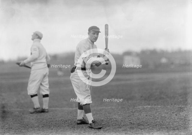 Bill Allen, Washington Al, At University of Virginia, Charlottesville (Baseball), ca. 1913. Creator: Harris & Ewing.
