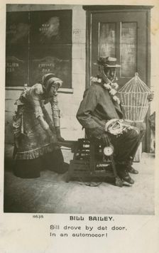 Bill Bailey postcard. Bill Bailey, Won't You Please Come Home? was a popular song published in 1902