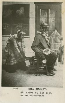 Bill Bailey postcard. Bill Bailey, Won't You Please Come Home? was a popular song published in 1902