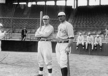 Bill Carrigan & manager Jake Stahl, Boston AL (baseball), 1912. Creator: Bain News Service