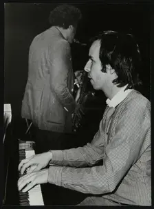 Bill Cunliffe and Steve Marcus, playing at the Royal Festival Hall, London, 1985. Creator: Denis Williams