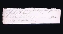 Bill for $3.50 for return of runaway slave, July 1827. Creator: Unknown