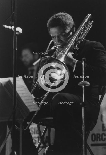 Bill Hughes, Count Basie Orchestra, 1990s. Creator: Brian Foskett.