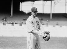 Bill Killefer, Philadelphia NL, at Polo Grounds, NY (baseball), 1913. Creator: Bain News Service