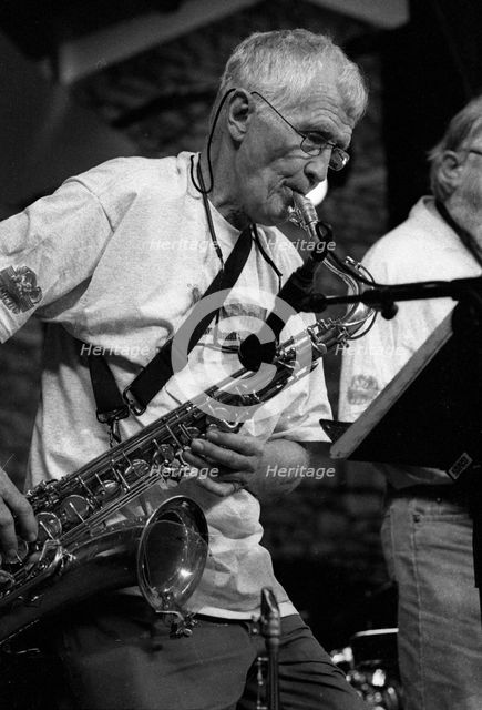 Bill Perkins, Brecon Jazz Festival, Brecon, Powys, Wales, August 2000.  Artist: Brian O'Connor.