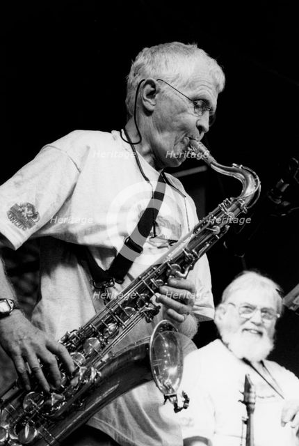 Bill Perkins, Brecon Jazz Festival, Powys, Wales, 2000. Creator: Brian Foskett.