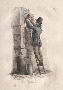 Bill Poster. Creator: Carle Vernet (French, 1758-1836)