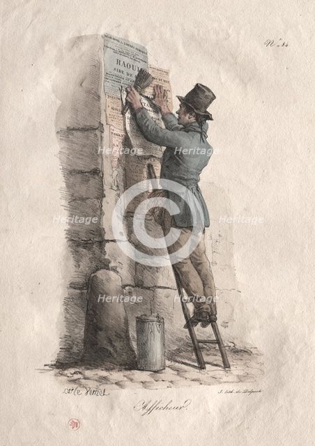 Bill Poster. Creator: Carle Vernet (French, 1758-1836).