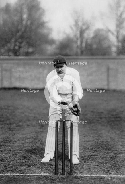 Bill Storer, Derbyshire and England cricketer, c1899. Artist: WA Rouch