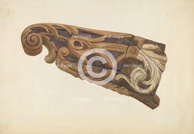 Billethead, c. 1936. Creator: Lucille Chabot.