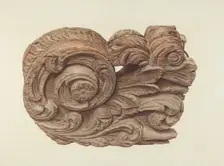Billethead from Ship "Favorite", c. 1938. Creator: Hazel Hyde
