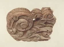 Billethead from Ship "Favorite", c. 1938. Creator: Hazel Hyde