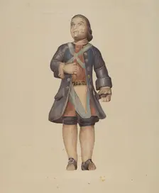 Billethead Soldier, 1935/1942. Creator: Unknown
