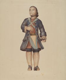 Billethead Soldier, 1935/1942. Creator: Unknown