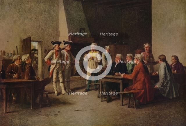 'Billeting', 1883, (1938). Artist: Eugene Fichel.