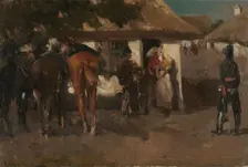 Billeting the Troops, 1880-1919. Creator: George Hendrik Breitner