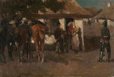 Billeting the Troops, 1880-1919. Creator: George Hendrik Breitner