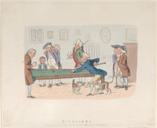 Billiards, April 1803., April 1803. Creator: Thomas Rowlandson