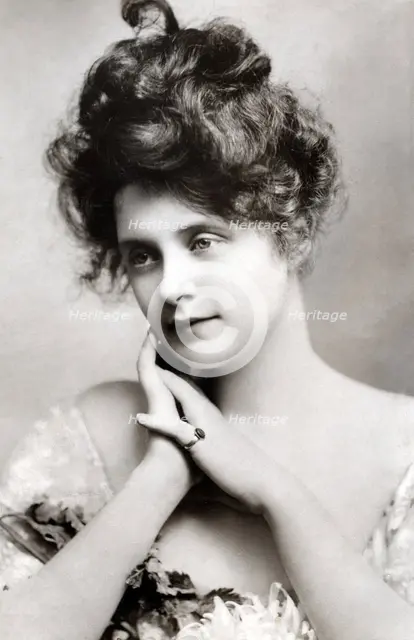 Billie Burke (1885-1970), American actress, 1908.Artist: Johnston & Hoffman