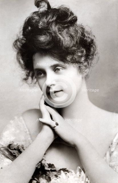 Billie Burke (1885-1970), American actress, 1908.Artist: Johnston & Hoffman