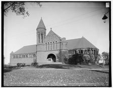 Billings Library, University of Vermont, c1902. Creator: Unknown