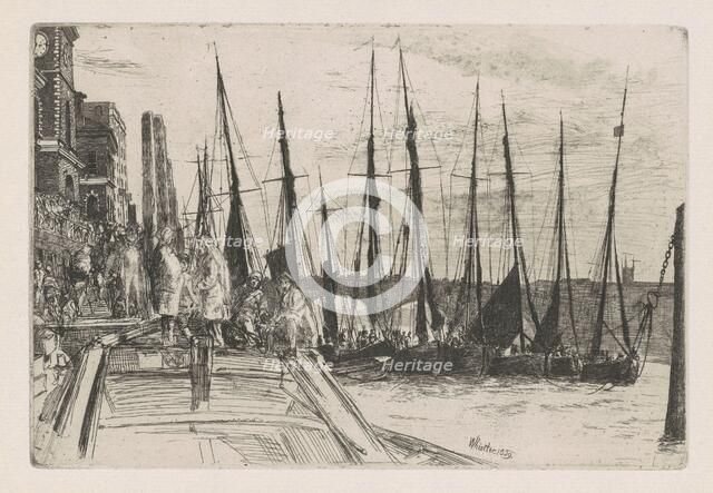 Billingsgate, 1859. Creator: James Abbott McNeill Whistler.