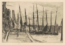 Billingsgate, 1859. Creator: James Abbott McNeill Whistler