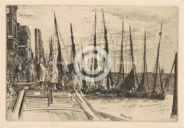 Billingsgate, 1859. Creator: James Abbott McNeill Whistler.