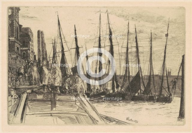 Billingsgate, 1859. Creator: James Abbott McNeill Whistler.