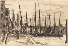Billingsgate, 1859. Creator: James Abbott McNeill Whistler