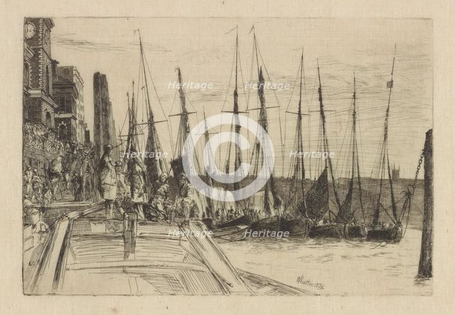 Billingsgate, 1859. Creator: James Abbott McNeill Whistler.