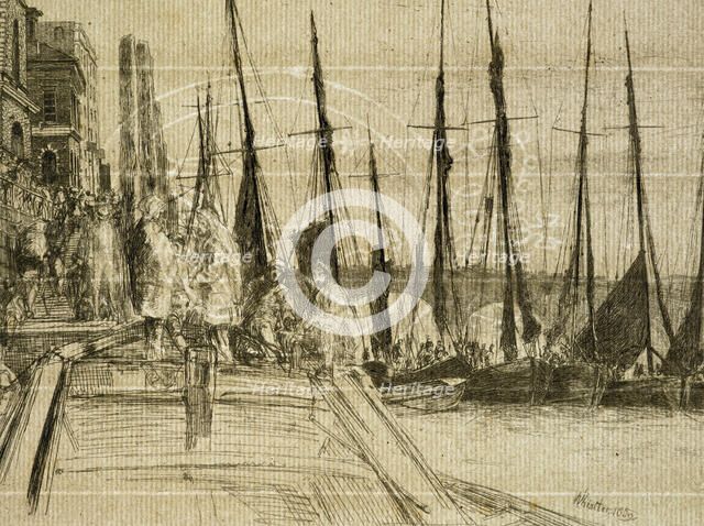 Billingsgate, 1859. Creator: James Abbott McNeill Whistler.