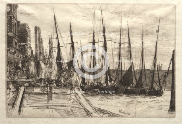 Billingsgate, 1859. Creator: James McNeill Whistler (American, 1834-1903).