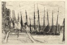 Billingsgate, 1859. Creator: James McNeill Whistler (American, 1834-1903)