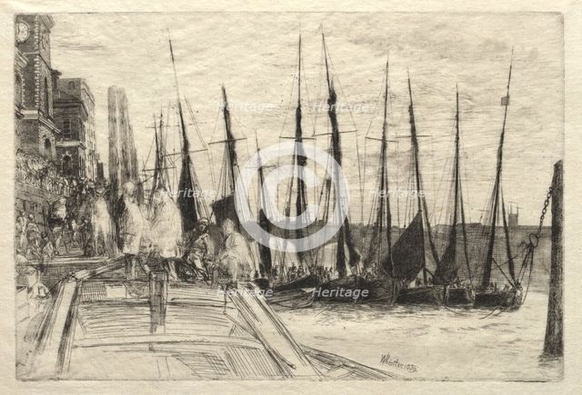 Billingsgate, 1859. Creator: James McNeill Whistler (American, 1834-1903).