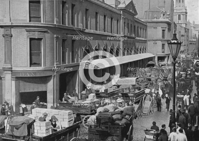 Billingsgate Market, City of London, c1900 (1911). Artist: Pictorial Agency.