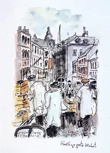 Billingsgate Market, London, c1962. Artist: Anon