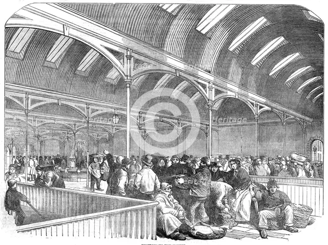 Billingsgate New Market, 1854. Creator: Unknown.