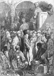 Billingsgate - Opening of the Market 1872. Creator: Gustave Doré