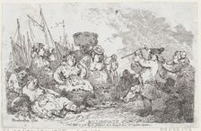 Billingsgate, February 4, 1786., February 4, 1786. Creator: Thomas Rowlandson