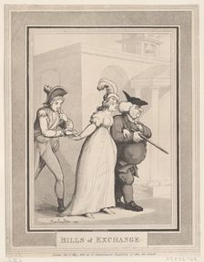 Bills of Exchange, May 1, 1800., May 1, 1800. Creator: Thomas Rowlandson