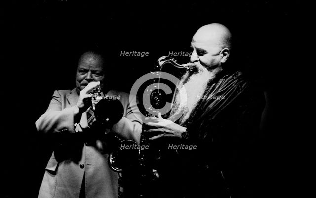 Billy Butterfield, Tony Scott, Pizza Express, Dean St, London, February 1981.  Artist: Brian O'Connor.