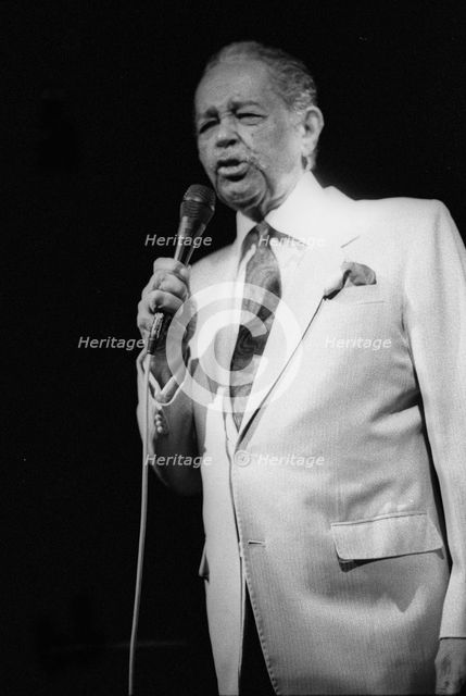 Billy Eckstine, Ronnie Scott's Jazz Club, London, May 1991. Creator: Brian O'Connor.