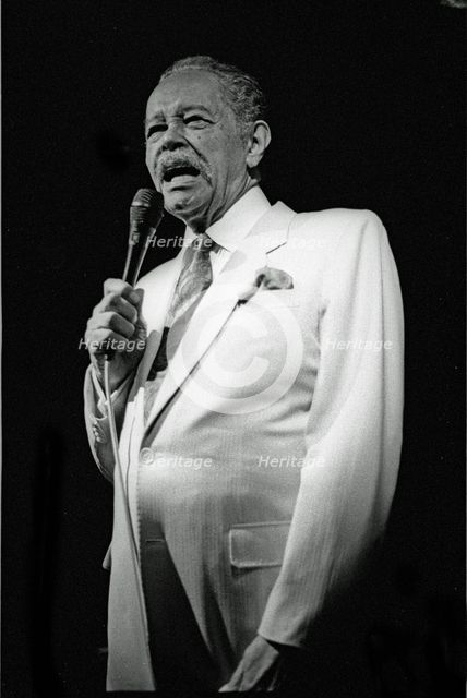 Billy Eckstine, Ronnie Scott's Jazz Club, London, May 1991. Creator: Brian O'Connor.