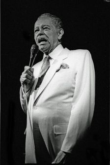Billy Eckstine, Ronnie Scott's Jazz Club, London, May 1991. Creator: Brian O'Connor