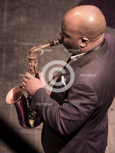 Billy Hart, 2015. Artist: Alan John Ainsworth.